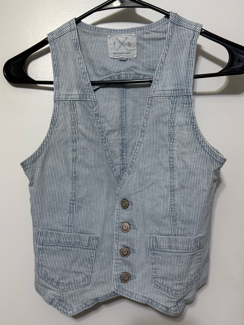Thread & Supply Button Vest
